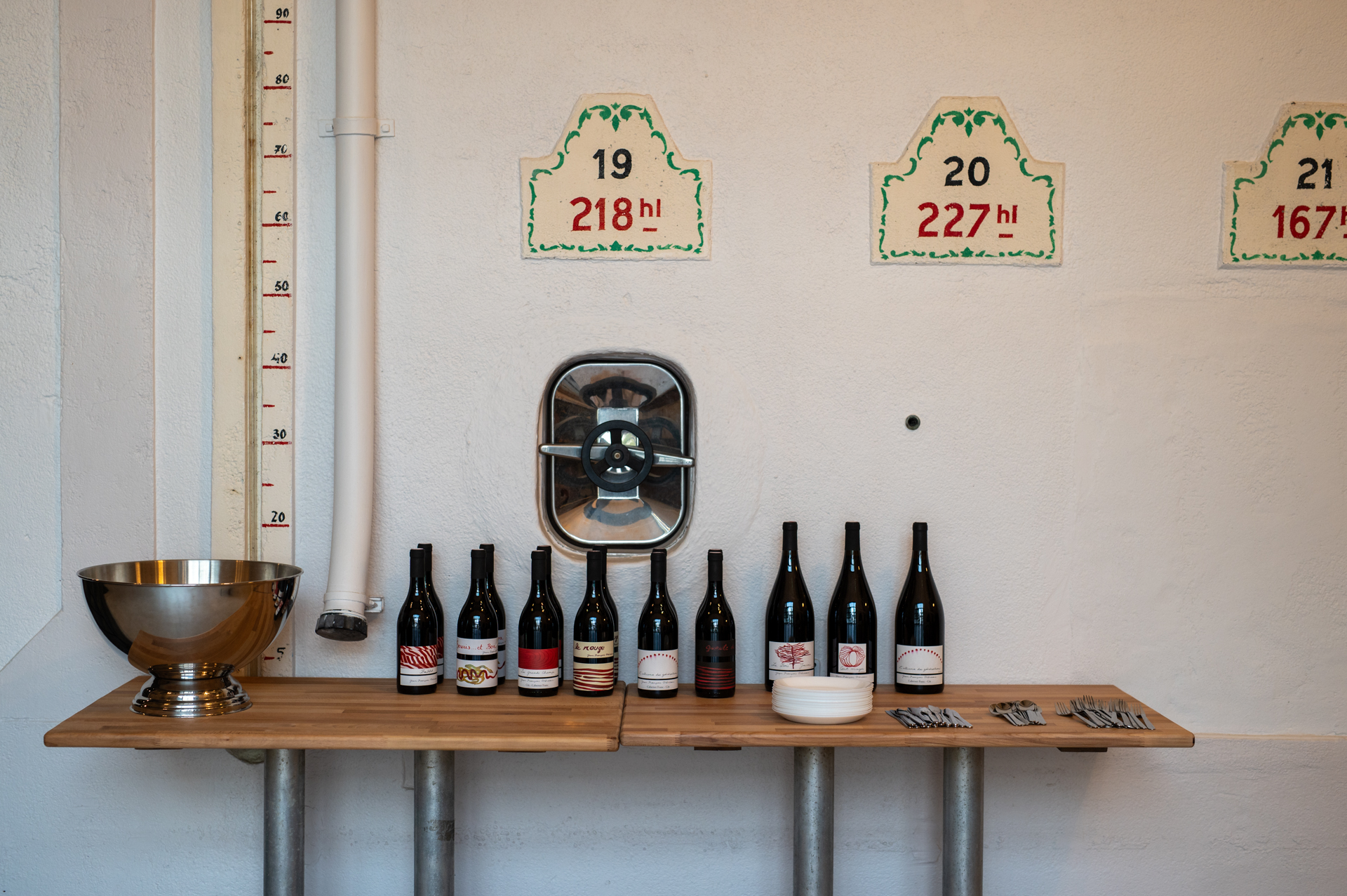 Gamme de vins du domaine mérieau, prête pour une dégustation